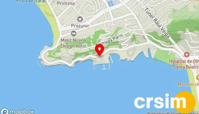 mapa de 2 lojas físicas em niterói Loja de eletrônicos em Niterói