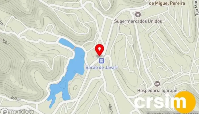 mapa de 3°Clima Móveis Loja de móveis rústicos em Miguel Pereira