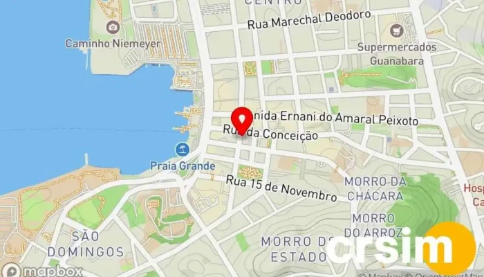 mapa de A BARULHENTA Loja para Bebê, Loja de moda infantil em Niterói