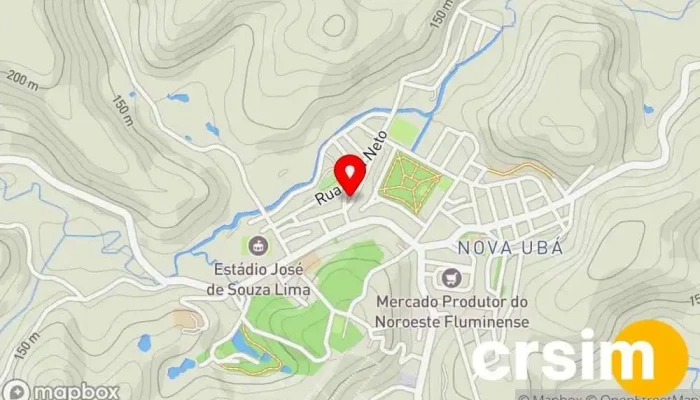 mapa de A era do gelo ( casa da água ) ( táxi Diniz ) Loja de bebidas alcoólicas, Bar, Empresa de água mineral, Táxi, Ponto de táxi em São José de Ubá