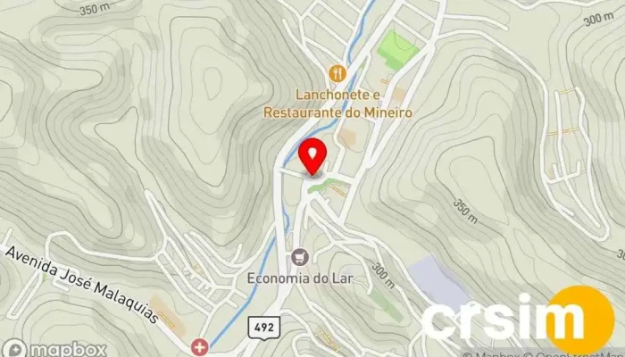 mapa de A estacao de macuco Atração turística em Macuco
