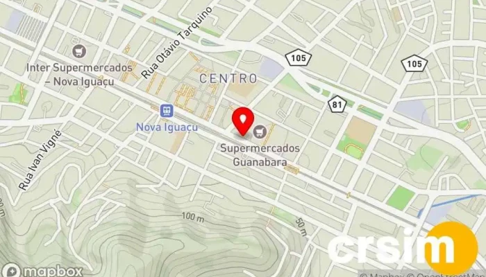 mapa de A Luminosa - Nova Iguaçu Loja de materiais elétricos, Loja de ferramentas, Loja de Iluminação em Nova Iguaçu