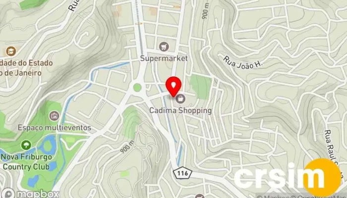 mapa de AD LIFE STYLES Loja de Roupa em Nova Friburgo