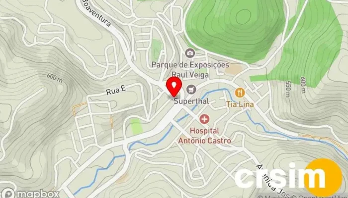 mapa de Adalberto Modas Loja de Roupa em Cordeiro