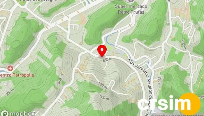 mapa de Addition Loja de moda masculina em Petrópolis