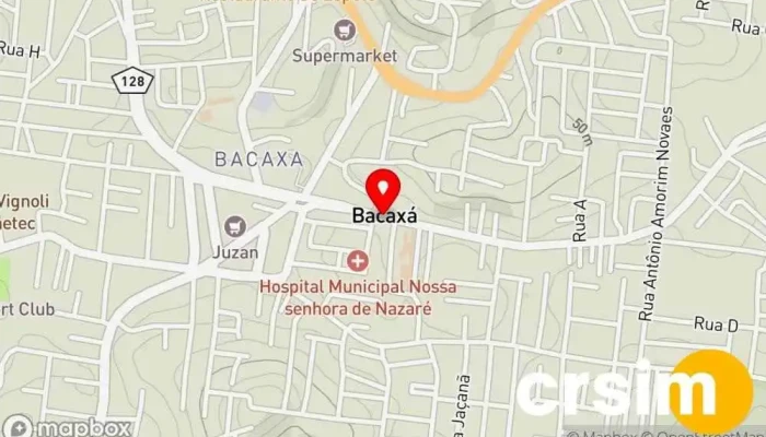 mapa de Afrochó Loja de Roupa em Saquarema