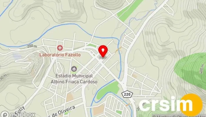 mapa de Agropec Porciuncula Pet Shop em Porciúncula