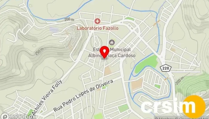 mapa de Agropet Porciúncula Loja de ração em Porciúncula
