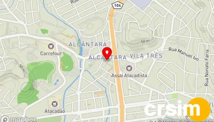 mapa de Alcântara Roupas Loja de Roupa em São Gonçalo