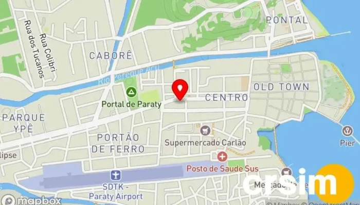 mapa de Americanas Loja de departamento, Loja de eletrodomésticos, Loja de produtos de beleza, Loja de acessórios automotivos, Loja de celulares, Loja de Roupa, Loja de acessórios de informática, Loja de Informática, Loja de eletrônicos, Loja de artigos domésticos em Paraty
