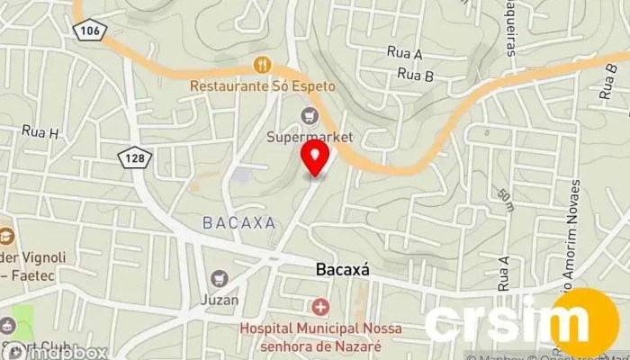 mapa de Amore Store Loja de moda feminina em Saquarema