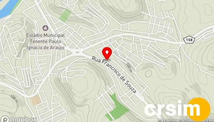 mapa de Angela Presentes Loja de Roupa em Itaocara