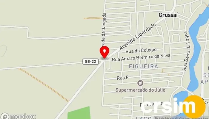 mapa de Anjoan Modas Loja de Roupa em São João da Barra