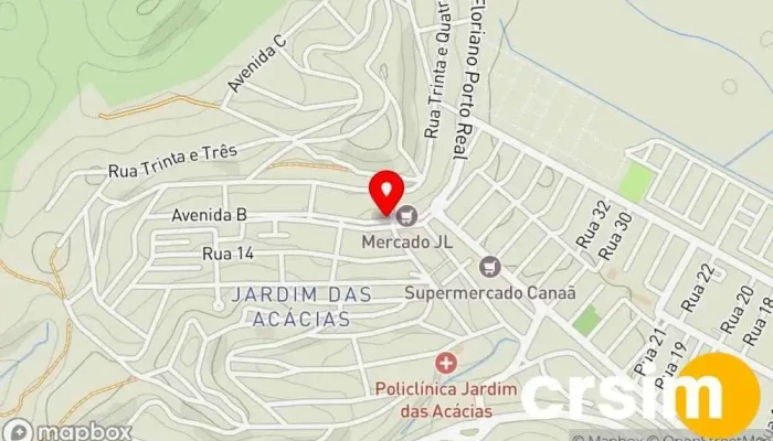 mapa de Antonia Modas Loja de roupas com tamanhos especiais, Loja de acessórios de moda em Porto Real