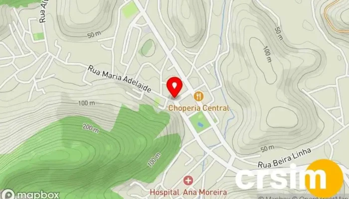 mapa de Aquarela Sportswear Loja de Roupa em Conceição de Macabu