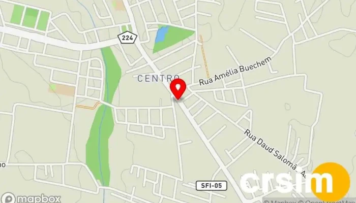 mapa de Áquila Modas Loja de Roupa em São Francisco de Itabapoana