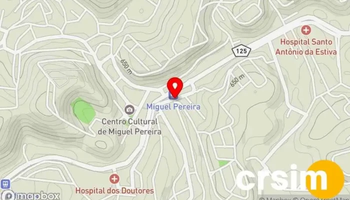 mapa de Argeu Boutique Loja de Roupa em Miguel Pereira
