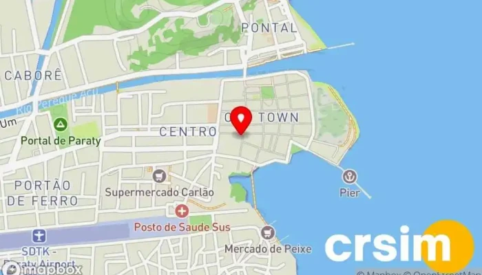 mapa de Armazém da Cachaça Loja de bebidas alcoólicas, Adega em Paraty