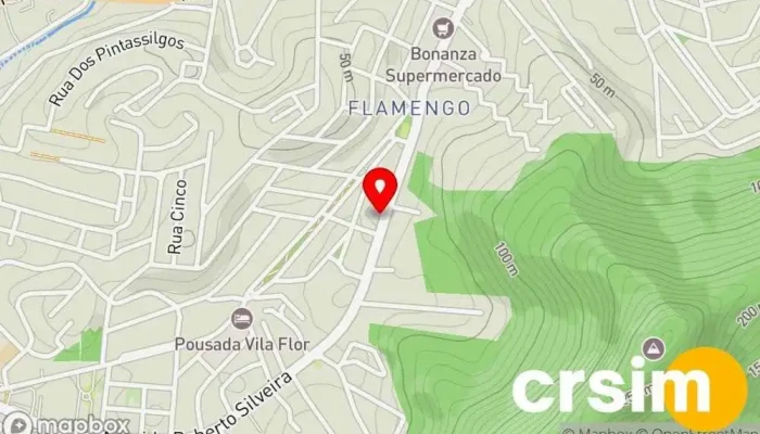 mapa de Armazém Maricá Loja de materiais de construção em Maricá