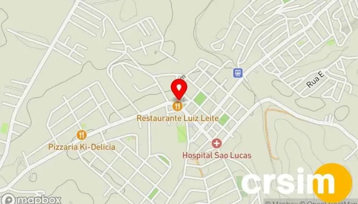 mapa de Arte & Costura Loja de artigos para cama, mesa e banho em Quatis