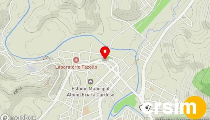 mapa de Artemarinho Armarinho em Porciúncula
