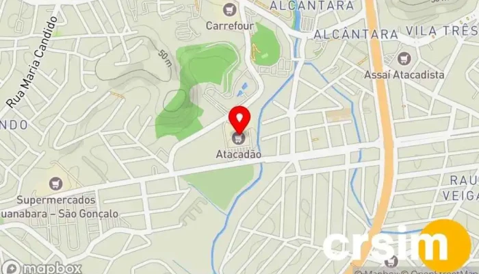 mapa de Atacadão - São Gonçalo Atacadista, Supermercado em São Gonçalo