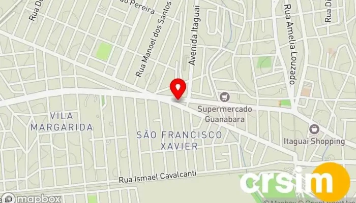mapa de Ateliê Boutique Rosane Freitas Butique em Itaguaí