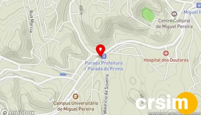 mapa de Atelier da Lelê Loja em Miguel Pereira