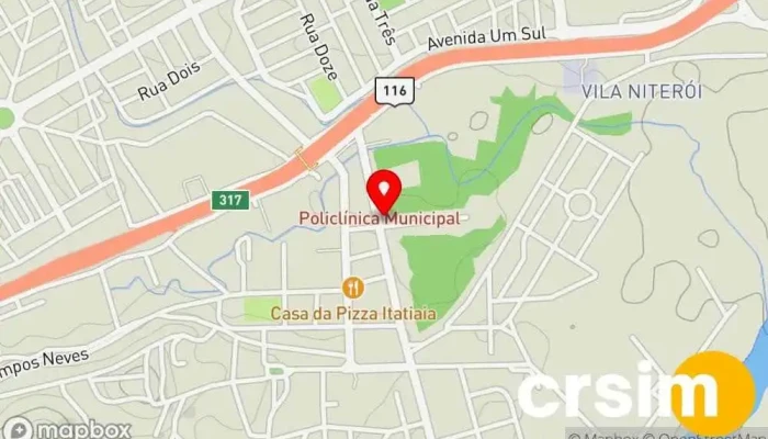 mapa de Auto Peças Itatiaia Loja de autopeças em Itatiaia
