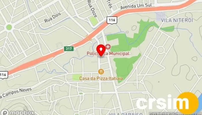 mapa de Baambolê Moda Infantil Loja de Roupa em Itatiaia