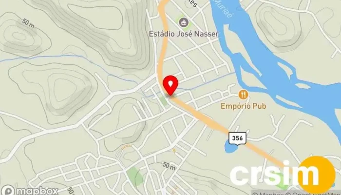 mapa de Barão Pesca e Camping Loja de artigos para pesca em Italva