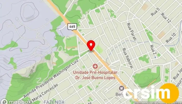 mapa de Bazar Barbosa Loja em Seropédica