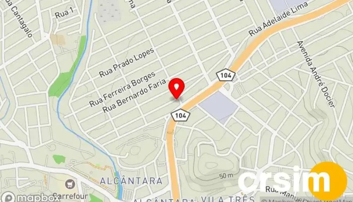 mapa de Bazar Da Pastora 1 - O Melhor Brechó Em Sâo Gonçalo! Bazar, Brechó em São Gonçalo