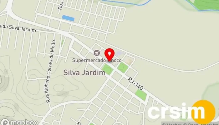 mapa de Bazar E Papelaria Do Joao Papelaria em Silva Jardim