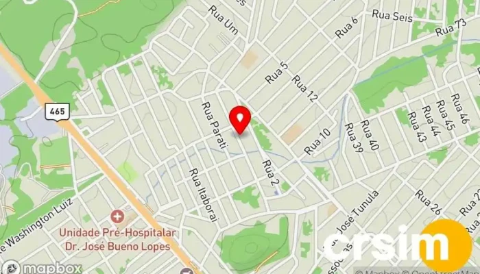 mapa de Bazar Heleninha Loja de Roupa em Seropédica