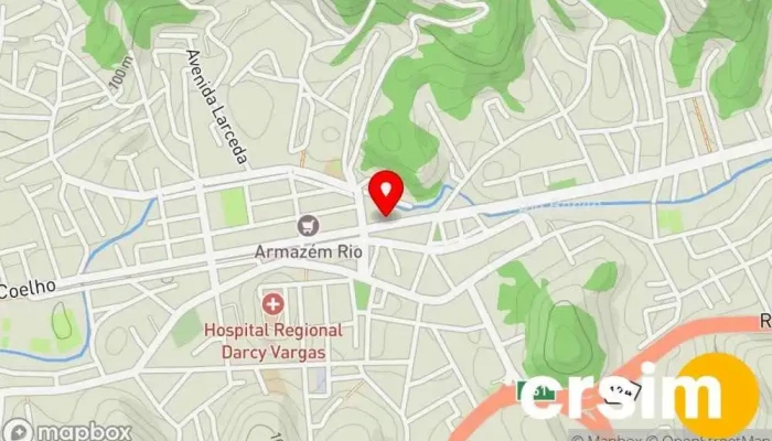 mapa de Bazar Sensação de Rio Bonito Ltda Bazar em Rio Bonito