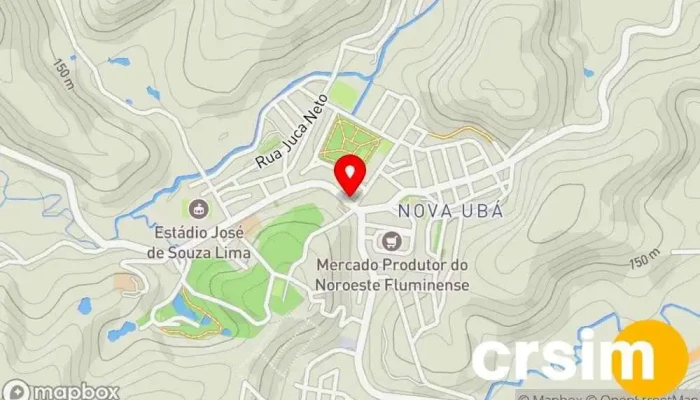 mapa de Bazar Souza Drogaria Drogaria em São José de Ubá