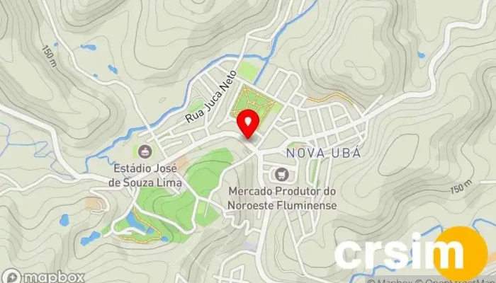 mapa de Bazar Souza Supermercado Supermercado em São José de Ubá
