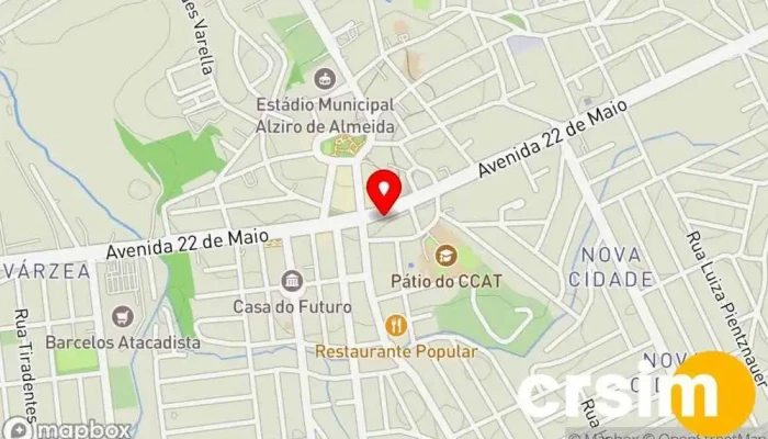 mapa de Bazar Zão Loja de utensílios de cozinha, Loja de materiais elétricos em Itaboraí