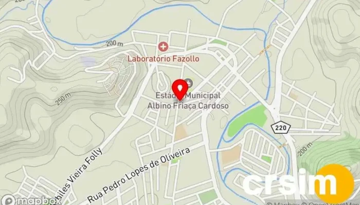 mapa de Bela Bike (Oficina do Manoel Magro) Loja de bicicleta em Porciúncula