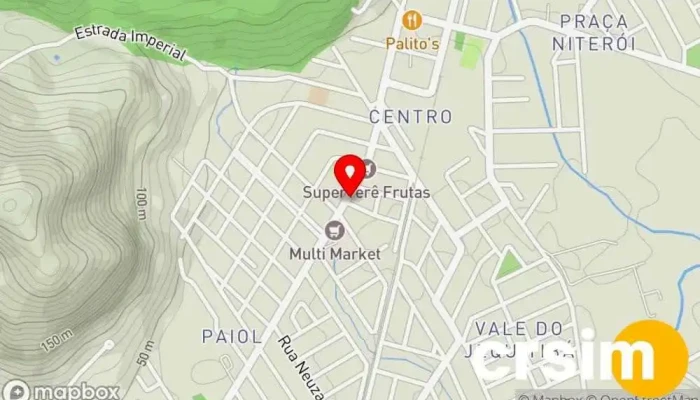mapa de Bella Loja de Roupa em Guapimirim