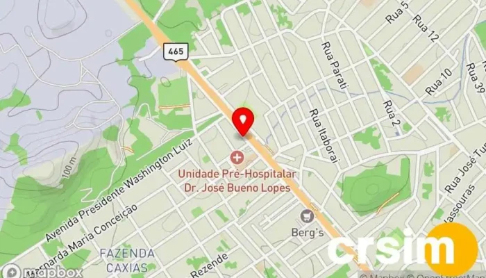mapa de Beraka Baby Loja de Roupa em Seropédica
