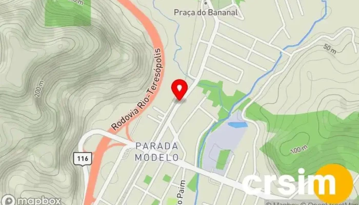 mapa de Black Diamond Loja de Roupa em Guapimirim