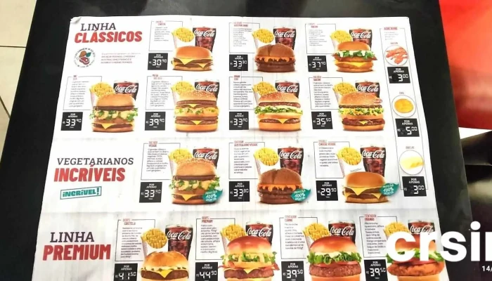 Bobs Burger   Drive Posto Br Km 204 Seropedica Cardapio - Seropédica