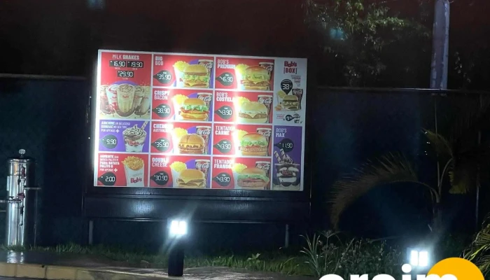 Bobs Burger   Drive Rio Santos Mangaratiba Cardapio - Mangaratiba