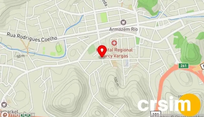 mapa de Bompreço Tintas Loja de tintas em Rio Bonito