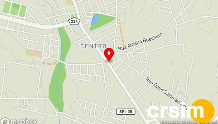 mapa de Brand Rio Loja de Roupa em São Francisco de Itabapoana