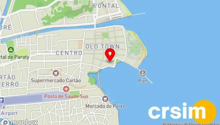 mapa de Brasil a Dentro Loja Colaborativa Loja em Paraty