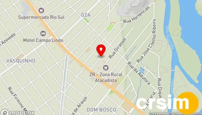 mapa de By Criss Bazar Papelaria em Seropédica