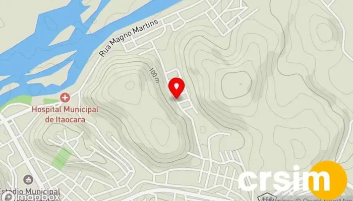 mapa de Cabide Chique Loja de Roupa em Itaocara